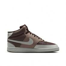 Nike Court Vision Next Nature Retro Comfort Fit Cushioning Grip Anti-Slip Lightweight Mid-Top Sneakers For Men - Brown - View 10