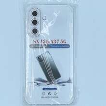 適用於 Galaxy A57 5G/A37/A56 5G/A55 5G/A55/A54 5G/A54/A36 5G/A36/A35 5G/A35/A34/A26 5G/A25 5G/A17/A16/A15 5G/A15/A14/A07/A06/A06 5G/A05S/A05/A52/A52s 5G 及其他機型。包含透明防摔手機殼與黑色磨砂殼。具備鏡頭保護、防指紋、高清晰度、防摔、防刮功能。保護手機背蓋與邊框免受日常碰撞。由輕量、柔軟的 TPU 材質製成。 - 無色 - 查看 8