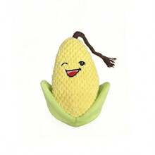 Corn-Shaped Plush Squeaky Doll With Built-In Sound Crinkle Paper, Press-To-Sound Interactive Doll For Cats And Dogs, Boredom Relief Teething Doll For Small To Medium Dogs And Puppies, Soft Plush Companion Doll For Cats - Multicolor - View 8