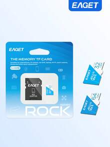 TF Card And SD Adapter Set – 64GB High-Speed U3 Storage Card, Class 10, A+ Chip, Widely Compatible With Smartphones, IP Cameras, Dash Cams, Laptops And Drones - 查看 4