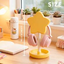 1pc Fashionable Headphone Stand - Focused Design. Minimalist Modern Appearance With Sturdy Base. Dopamine Color Scheme. Perfect As Birthday, Valentine's Day Or Mother's Day Gift For Gamers And Music Lovers Room Decor Office Desk Accessory Shelf Storage College Home Decor Octopus Companion Car Accessory Office Desk Accessory Bathroom Accessory Decorative Style Wall Decor Office Decor - View 2