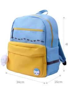 Ultra-Lightweight Ergonomic Student Backpack, Weight-Reducing Shoulder Bag For Boys And Girls Grades 1-6, Weight-Distribution Back Support System, Ergonomic 3D Back Cushion Design, Breathable Comfortable Shoulder Straps, Adjustable Safety Chest Buckle, High-Visibility Reflective Strips For Night, Water-Resistant Durable Fabric, Multi-Compartment Scientific Storage Structure, Fits A4 Textbooks, Folders, Water Bottles, Lunch Boxes And School Supplies - Multicolor - View 12
