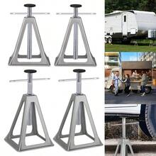 SAILUN Pack Of 2/4 Axle Stand Set For Static Caravan, Adjustable Height 28-43 Cm, Aluminum Support Stands For Caravan, Trailers, Maximum Load 1000 Kg, Caravan Accessories - 4 Pcs - View 1