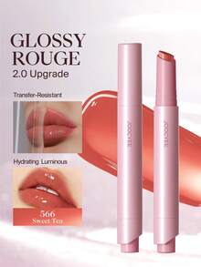 JOOCYEE GLOSSY ROUGE 2.0 升级版，不沾杯，镜面般光泽，不粘腻，滋润唇彩，打造自然裸妆效果，持久不晕染 - # 566Sweet Tea - 查看 3