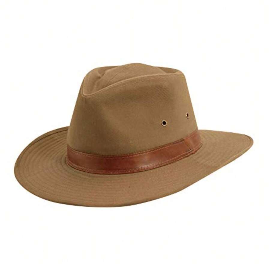 Dorfman Hat Co. - Men's Twill Hat - Corteza de árbol - Ver 1
