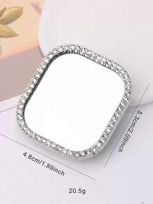 European Vintage Pattern Mirror Creative Phone Stand, Adhesive Foldable Slouchy Desktop Round Mirror Stand, Perfect Phone Gift, Halloween Gift, Christmas Gift, Suitable For IPhone, Android Phones, Birthday Gift, Gift For Family And Friends, Push-Pull Phone Stand, Phone Accessories - Multicolor - View 15