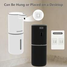DONASIRA 380ml Capacity Electric Automatic Infrared Sensor Soap Dispenser, Touchless Quick Liquid Soap Pump For Home, Washroom, Kitchen, Type-C Rechargeable, IPX5 Waterproof, 4 Adjustable Foam/Liquid Flow Levels, Suitable For Public Places Like Malls, Hotels, Schools And Hospitals, New Spring Release - Multicolor - View 13