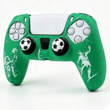 Football Themed Board Game Accessory Controller Skin Cover For Playstation 5 Controller, RALAN 1 Controller Protector Case+2 Customised Thumb Grips Caps - View 4