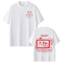 T-shirt de la tournée du rappeur Bad Bunny 2025, Debi Tirar Mas Fotos DTMF, vêtements pour hommes, été, col rond, hip-hop, musique pop, streetwear - Blanc - Voir 2