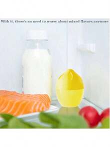 4/2/1pc New Refrigerator Deodorizing And Refreshing Agent, Lemon Essential Oil, Refrigerator, Freezer, Freezer, Household Purification Deodorizing And Refreshing Agent, Deodorizing Egg Shaped Deodorizer - Multicolor - View 9