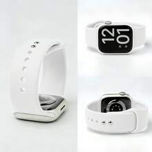 Soft Silicone Sport Band For Apple Watch 38mm-49mm, Replacement Strap Compatible With IWatch Series 1-11/Ultra/SE, Breathable Wristband For Women Men - 44mm/45mm/46mm/49mm/42mm(Series 3 2 1) - View 11