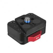 Monitor Quick Release Clamp Plate V Mount Mini Quick Release Board For SLR Camera Tripod Ball Head Monitor LED Light - View 2