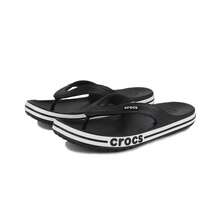 Crocs Crocband Classic Thong Sandals, Fashionable Comfortable Versatile Flip-Flops, Unisex, Black 205393-066 - 205393-066 - View 5