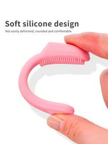1/2/4pcs Silicone Nose Brush, Facial Pore Cleanser, Portable Blackhead Massage Brush, Beauty Cleaning Tool, Facial Cleansing Brush, Keep Face Clean, Home Life/Personal Care & Cleaning Tools/Facial Cleansing Tools - Multicolor - View 4