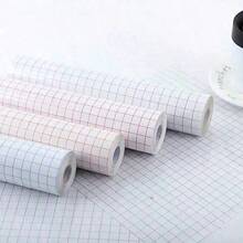 1 Roll Transfer Tape, Suitable For Vinyl Stickers, Signs, Window Decals - Grid Aligned, Transparent, Medium Adhesion, Red - Red - View 9