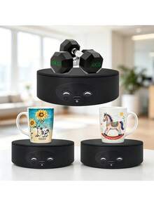 360度旋轉展示架,直徑12.95公分,承重11磅,360度電動轉盤展示架,適用於攝影產品 - 查看 3