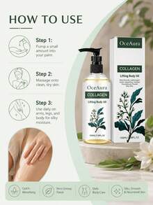 100ml Collagen Body Oil, Gentle Skin-Friendly Moisturizing Refreshing Non-Greasy Daily Skin Care Oil - Multi Scents - View 7