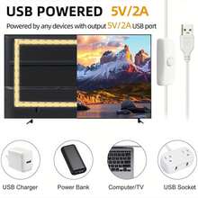 LITSHOW COB LED Strip 320 LEDs/M, Soft Flexible DIY Cuttable, Ultra Bright Even Glow, Multiple Switch Types Available For Kitchen, Cabinet, Bedroom, Home Decor - Push Button Switch - View 3