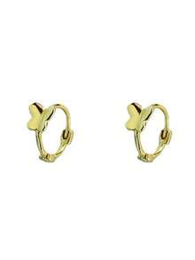 1 Paar S925 Sterling Silber minimalistische elegante Schmetterling kleine Ohrstecker, vielseitiges frisches Design Damenschmuck - Schmetterling - Übersicht 4