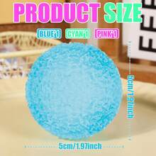 Bolas sensoriais macias grandes para stress, brinquedos fidget macios de gel de memória texturizado, brinquedo fidget sensorial macio grande para rapaz/adultos, bola de apertar para alívio da ansiedade para /PHDA, lembrancinhas de festa, presentes - Multicolorido - Ver 3
