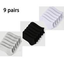 20/30 Pairs Unisex Boat Socks, Solid Color, Odor-Resistant, Summer Short Socks, Casual Low-Cut Socks, Gift Socks, Autumn/Winter/Spring/Summer Styles (/10/6/5 Pairs) - Multicolor - View 10