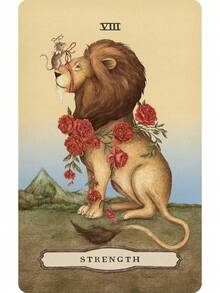 Tarot Of Woodland Wardens Deck, 52-Card Whimsical Forest Animal Tarot Cards With Guidebook, Nature Themed Divination Set VQJD - Default - View 7