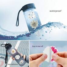 60PCS Bible Stickers, Inspirational Christian Stickers, Aesthetic Stickers, High Quality Stickers Scrapbook, Decorative Paper, Journaling, Laptop, Bumper, Skateboard, Water Bottles, Computer, For Gift Bags, Envelope Seals, Party Decoration - Bible-themed Minimalist Style - View 5