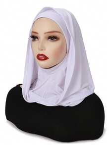 1pc Convenient Breathable Instant Sports Hijab For Modest Muslim Women - Multicolor - View 6