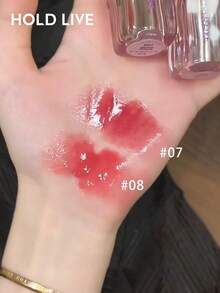 HOLD LIVE 水晶透亮水光固色唇凍 H07 極簡性感蜜桃色 - H07 Peach colored lipstick - 查看 3