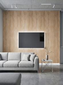 Papel de contacto autoadhesivo con grano de madera clara, papel tapiz removible a prueba de agua, vinilo decorativo para renovación del hogar - 1PC - Ver 5