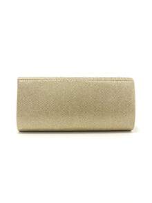 Gold Women's Evening Clutch Bag Envelope Design Party Wedding Girls Handbag With Chain Strap Shoulder Handheld Bag Velvet Fashion Wallet - Gold - View 5