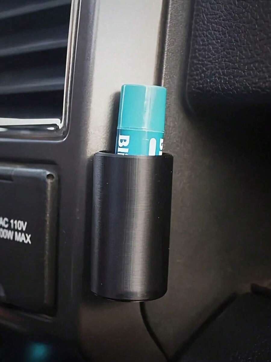 2件/1件通用矽膠汽車口紅架 - 便攜式口紅收納架,適用於化妝品和配件,女性汽車口紅收納禮物 - 1pc - 查看 1