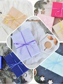 250 Yardas de Cinta Rizada - Cinta para Globos - Cuerda para Globos para Decoraciones de Artes y Manualidades, Envoltura de Regalos, Cintas y Lazos para Navidad, Año Nuevo, Accesorios para Regalos de Cumpleaños - Multicolor - Ver 4
