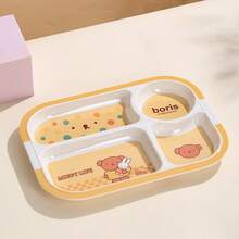 MIFFY Official Cute Kawaii 4 Compartment Divided Plate 600ml Cartoon Print Food Tray Lunch Bento Box Daily Use Aesthetic Y2K Ladies Girls Gift 2026 Viral Tk Ins Limited Edition - Multicolor - View 11