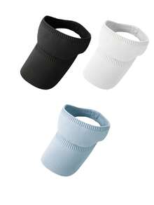 Unisex Adjustable Sun Visor Hat, Casual Multifunctional Breathable Sun Protection Cap, Suitable For Daily Wear, Fashion & Versatile - Multicolor - View 21