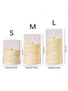 3Set/1pc LED Flameless Candle Atmosphere Decorative Light, Battery Operated (Includes Battery) Candle Atmosphere Light, Suitable For Indoor/Outdoor Wedding Party Proposal Decoration - Multicolor - View 10