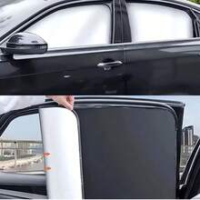 4件/2件裝 磁吸式汽車窗遮陽簾 鈦銀色側窗遮陽簾 適用於SUV/轎車前排與後排 隱私遮光窗簾 - 窗簾 - 查看 2