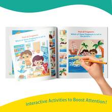 Attention Adventure Hidden Objects Activity Book, Picture Search Puzzle Workbook With Focus Training, Observation Games And Concentration Exercises - Multicolor - View 5