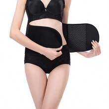 Plus Size Mesh Waist Trainer For Women – Breathable Elastic Tummy Control Band, Adjustable Back Support Girdle For And Daily Use - Multicolor - View 2
