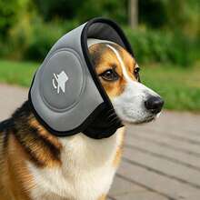 Adjustable Pet Ear Muffs, Soft Dog Headwear, Multi-Functional Ear Protection, Noise Reduction And Soothing, Outdoor And Daily Wear (1pc) - Grey - View 3