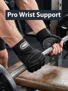 Durable Unisex Fitness Gloves Cool Outdoor Sports Half Finger Gloves For Men And Women Gym Rats Pro Sport Fingerless Gloves To Pull Up Weightlifting Bodybuilding Sports Workout Cycling Workout Gym Essential Accessory Exercise Guantes Para Gym - Multicolor - View 6
