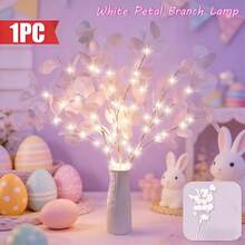 Lampu Ranting Daun Apel, Lampu LED, Bertenaga Baterai, Dekorasi Seni Meja, Pencahayaan Dalam Ruangan, Lampu Ranting Pohon dan Kelopak Bunga Realistis, Cocok untuk Pernikahan, Pesta, Dekorasi Interior, dan Pencahayaan Festival. - Lampu daun apel - View 12