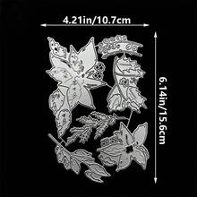 Metal Cutting Die Template Lace Frame DIY Embossing Tool Paper Card Making Scrapbook Art Craft Supplies - Silver-white - View 9
