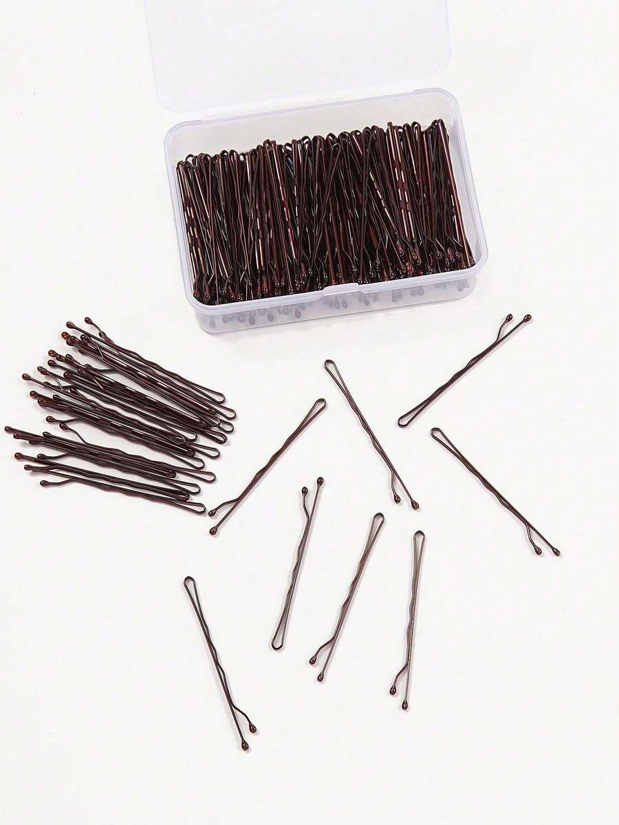 150pcs Boxed Invisible Wavy Hair Clips, Non-Slip Bangs Hair Clips, Women's Styling Hair Accessories, Travel And Daily Use - Multicolor - View 1