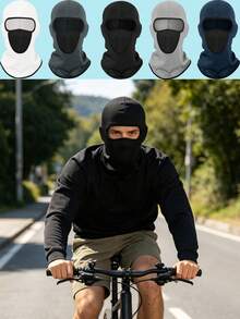 1pc/2pcs Mesh Mouth Sun Protection Face Mask Balaclava Hat Neck Gaiter Integrated Sun Protection UV Protection Cycling Hat Face Mask, Suitable For Daily Outings, Spring Trips, Travel, Etc. - Style 3 - View 10