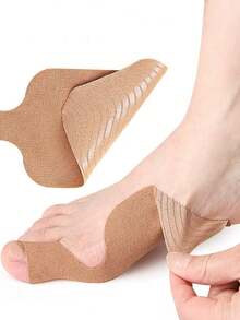 30pcs/Set Elastic Toe Protector Anti-Friction Kinesiology Tape Big Toe Hallux Valgus Fixation Support Sports Bandage Inner-Effect Kinesiology Tape Cotton Suitable For Men And Women Daily Use - A - View 6