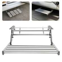 YUNRUX Single Step Manual Step Entry Step Motorhome Caravan RV Folding Pedal - A - View 1