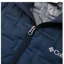 Columbia Men's Outdoor Sportswear Warm And Casual Hooded Down Jacket  WE6610464 - Blue - View 5