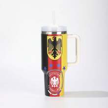 FIFA FIFA 2026 World Cup USA/Canada/Mexico National Team Logo Handle Insulated Tumbler, 304 Stainless Steel Large Capacity 40oz Car Cup Holder Straw Ice Tumbler, Fan Sports Cold Retention Water Bottle Commemorative Travel Cup - Multicolor - View 12