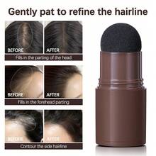 Hairline Density Powder With Puff Applicator, Lightweight Hair Filling Styling Tool For Natural Looking Hair Root Coverage And Daily Touch Ups - 2 Colors - View 5